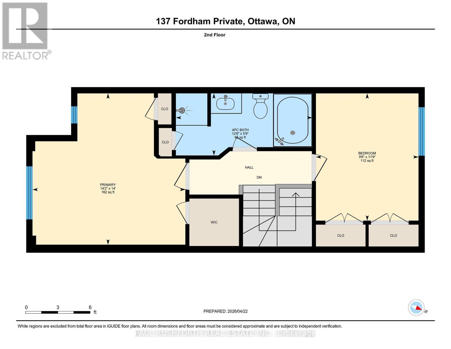iGuide Floor Plan-Second Level - 137 Fordham Private, Ottawa, ON - Other