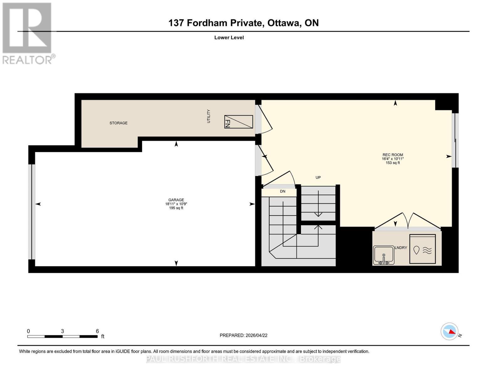 iGiude Floor Plan-Lower - 137 Fordham Private, Ottawa, ON - Other