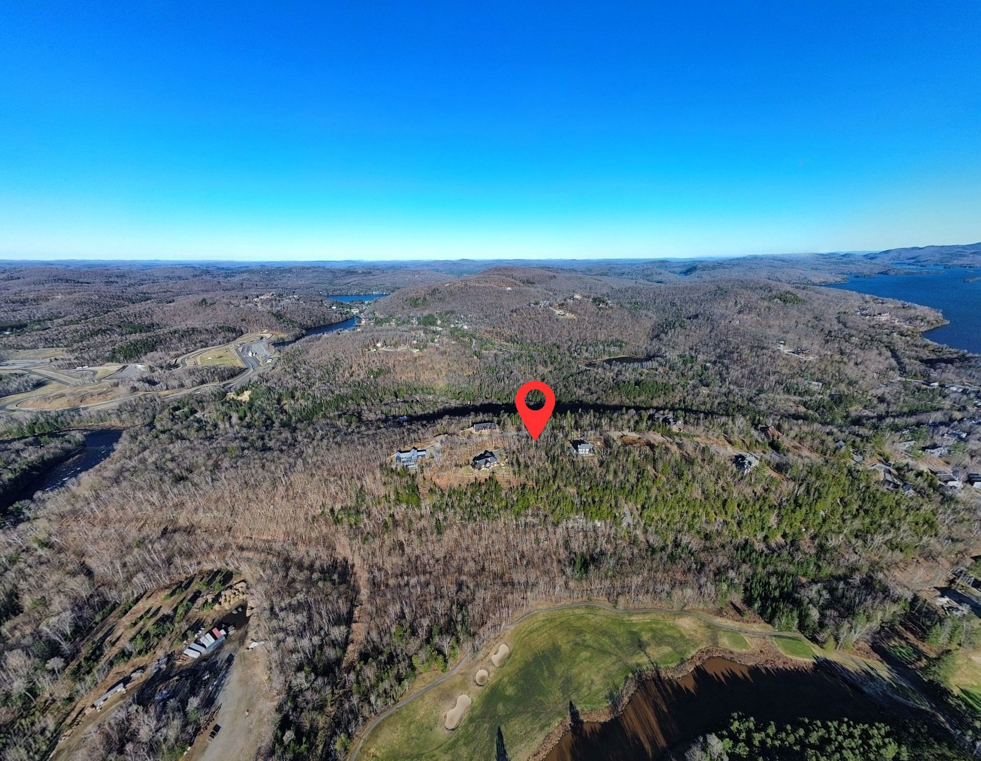Photo aérienne - Ch. Claude-Lefebvre, Mont-Tremblant, QC
