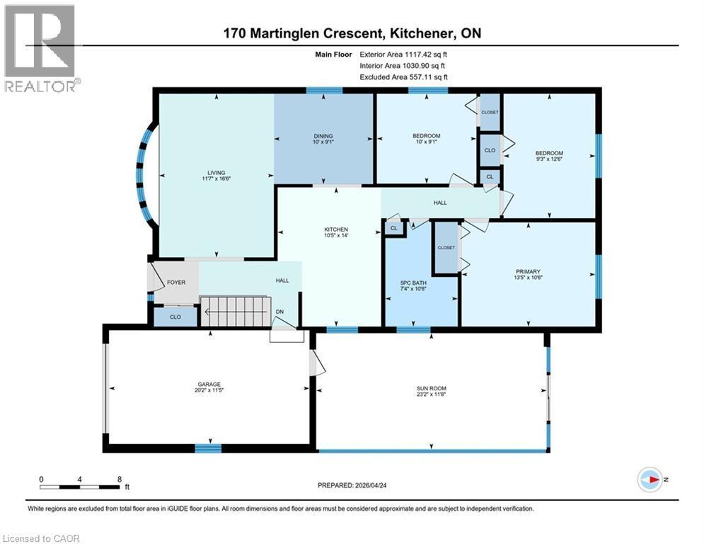 Floor plan - 170 Martinglen Crescent, Kitchener, ON - Other