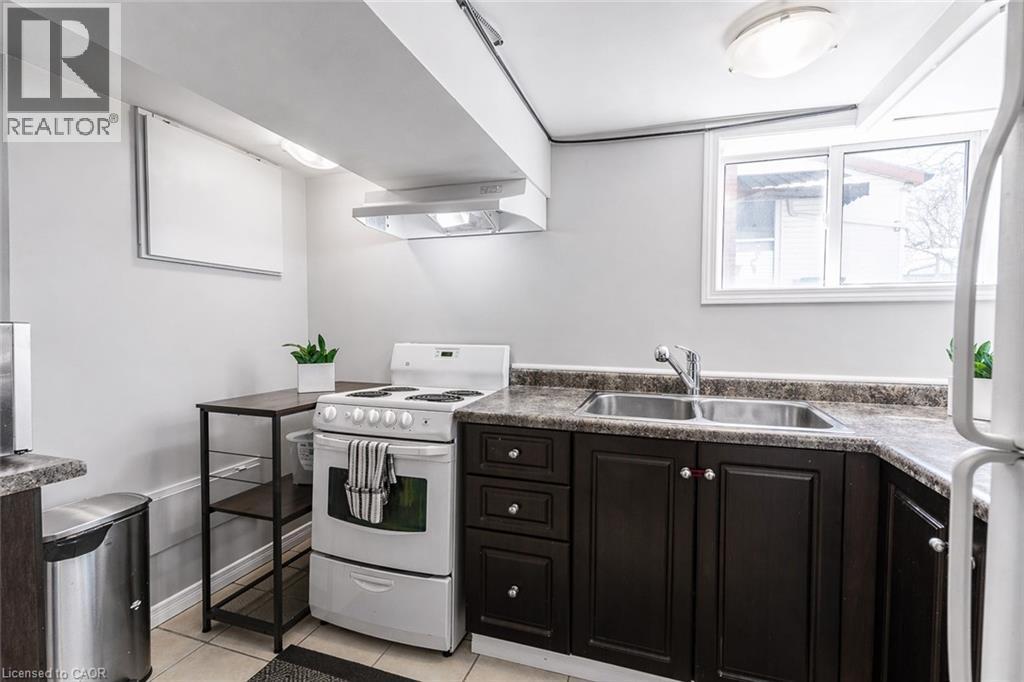 110 Lorne Crescent, Kitchener, ON - Indoor Photo Showing Kitchen With Double Sink