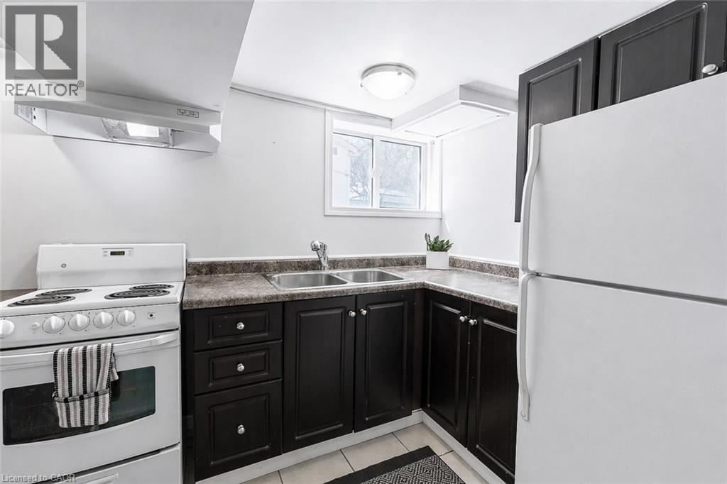 110 Lorne Crescent, Kitchener, ON - Indoor Photo Showing Kitchen With Double Sink
