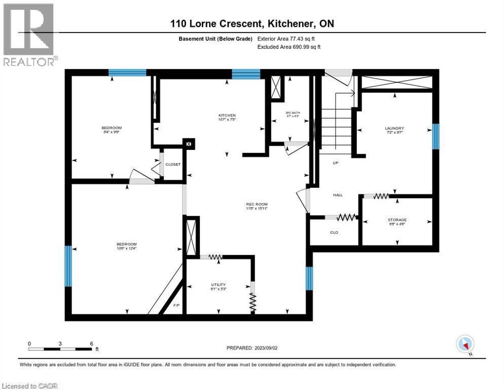 Floor plan - 110 Lorne Crescent, Kitchener, ON - Other