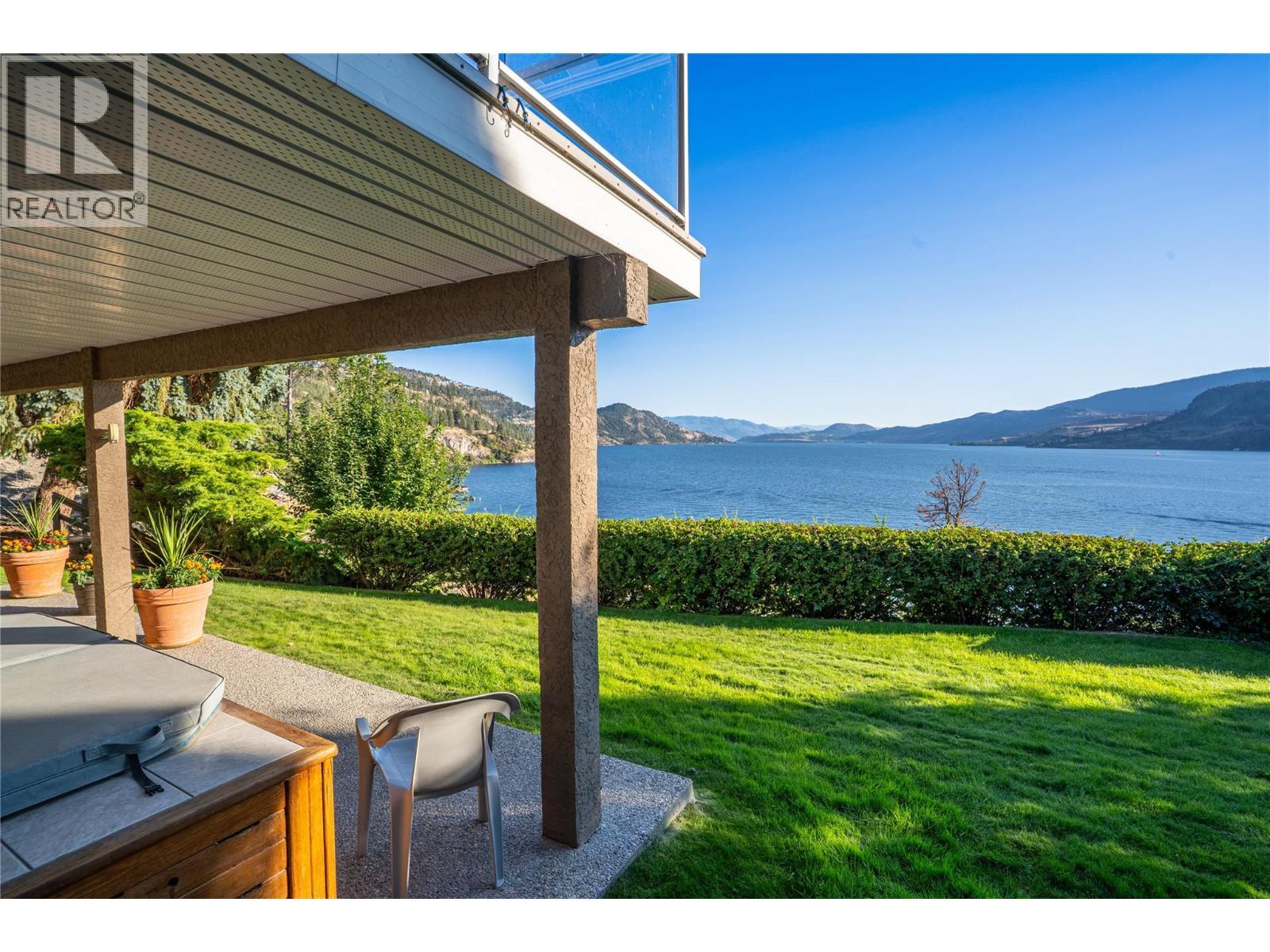 Hot Tub views - 1988 Dewdney Road, Kelowna, BC - Outdoor With Body Of Water