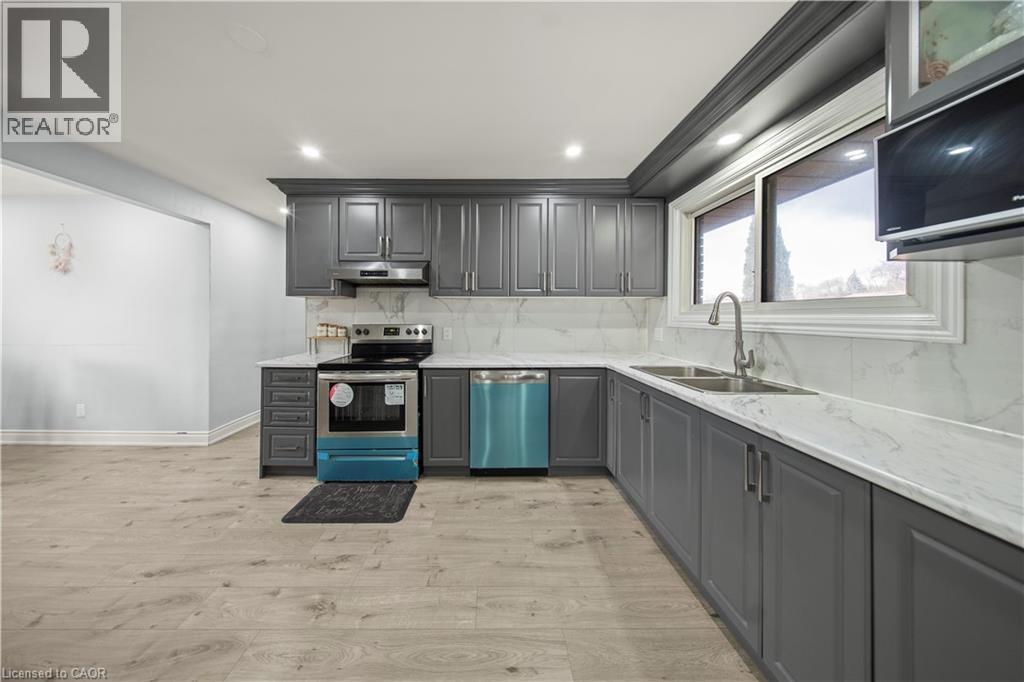 42 Tupper Crescent, Kitchener, ON - Indoor Photo Showing Kitchen With Double Sink