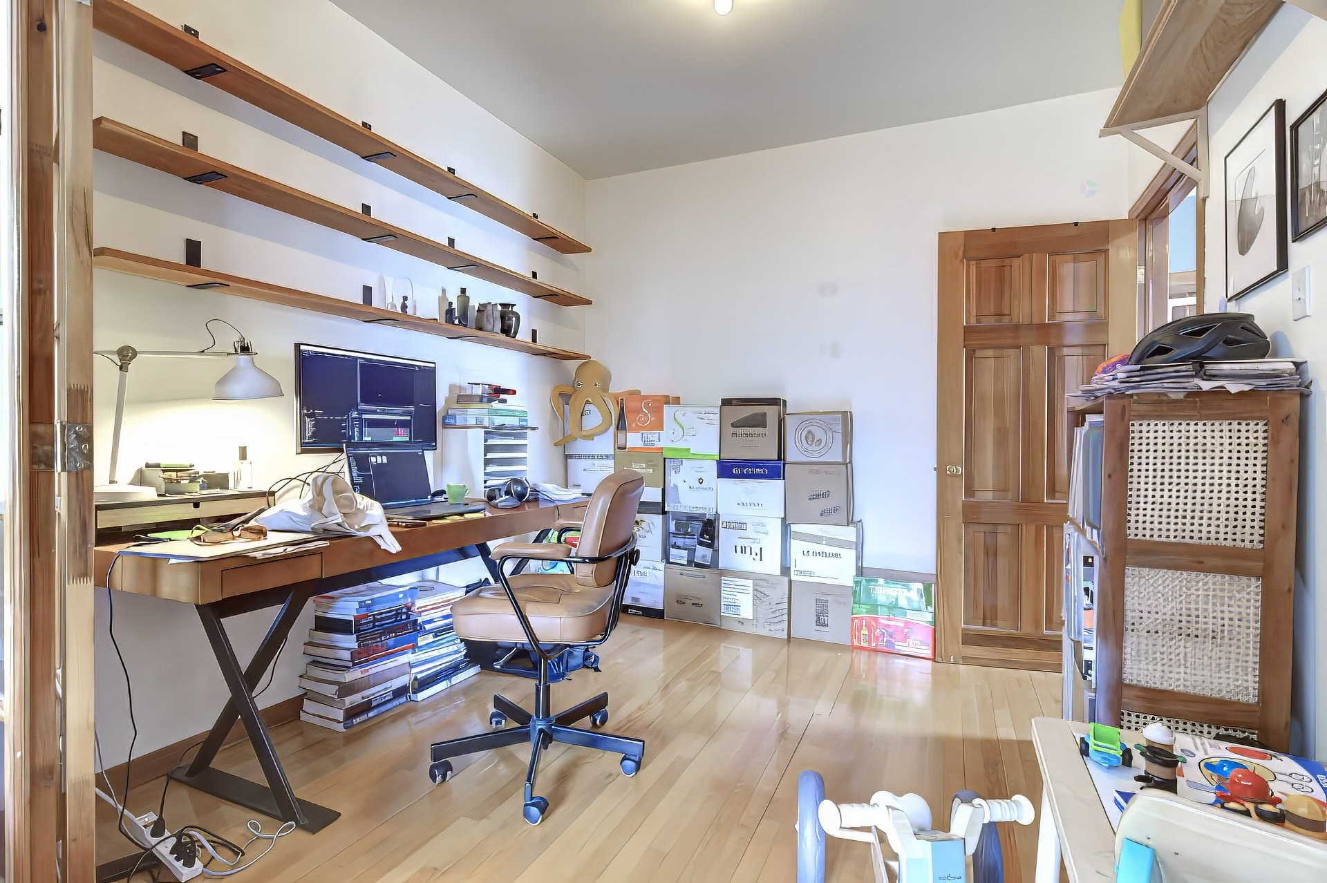Chambre à coucher principale - 4346 Rue Clark, Montréal (Le Plateau-Mont-Royal), QC - Indoor Photo Showing Office