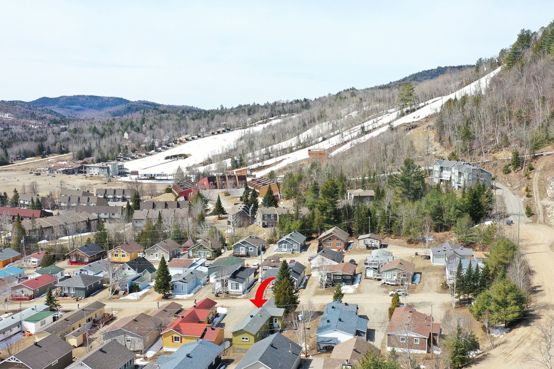 Photo aérienne - 75 Rue De La Cascade, Saint-Côme, QC - Outdoor With View