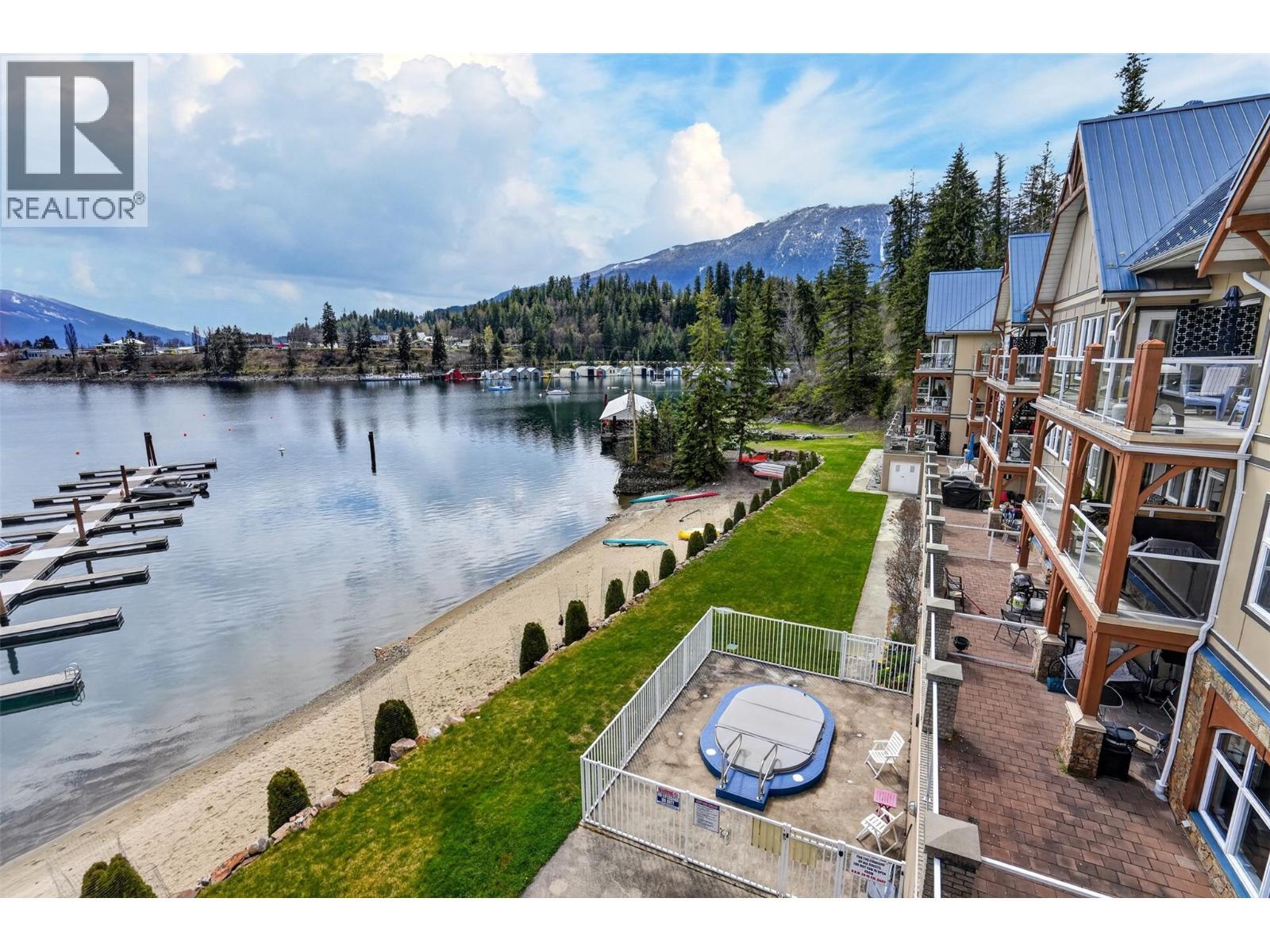 550 Rainbow Drive Unit# 302, Kaslo, BC - Outdoor With Body Of Water With View