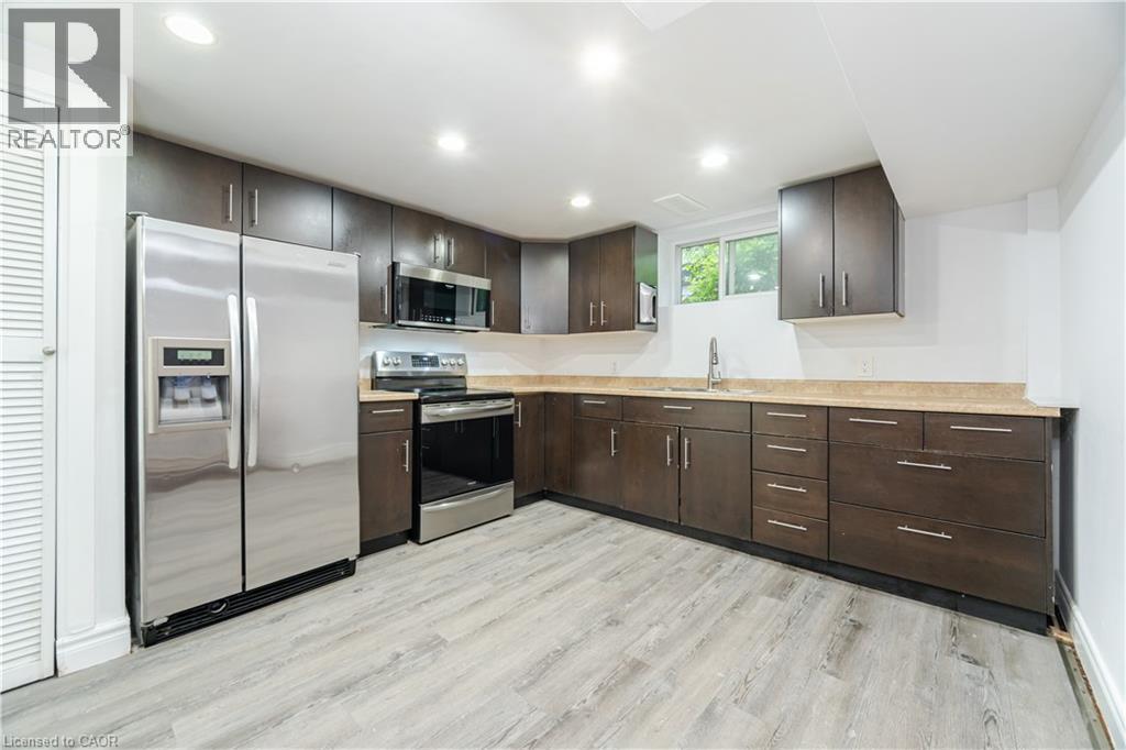 297 Mohawk Road W, Hamilton, ON - Indoor Photo Showing Kitchen With Stainless Steel Kitchen