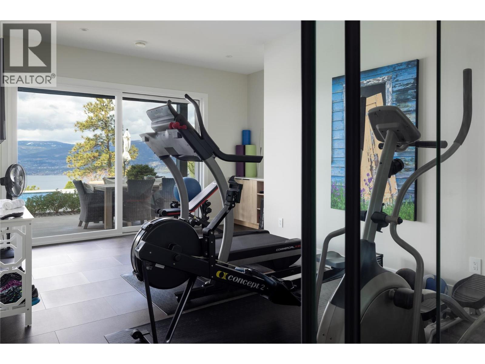 5650 The Edge Place Unit# 111, Kelowna, BC - Indoor Photo Showing Gym Room