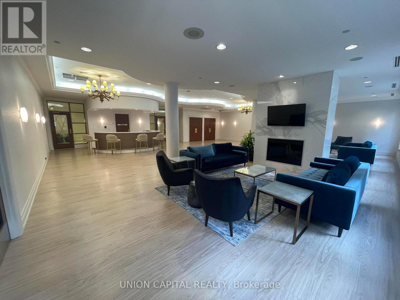 1104 - 5229 Dundas Street W, Toronto, ON - Indoor With Fireplace