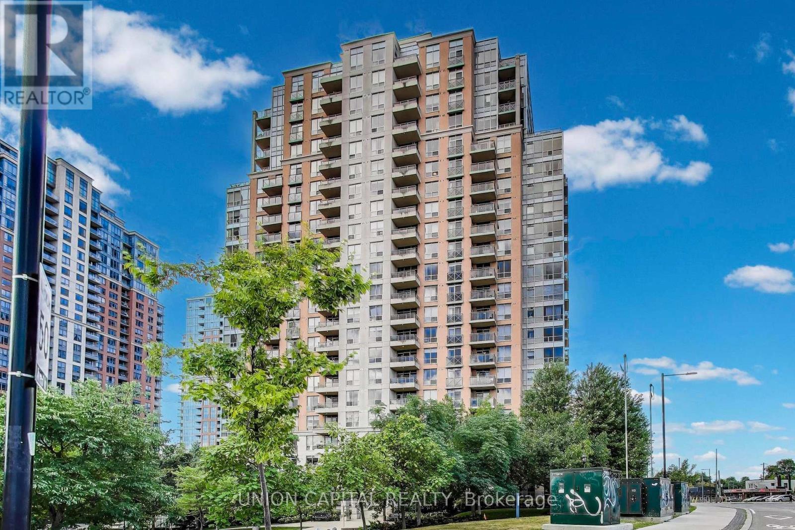 1104 - 5229 Dundas Street W, Toronto, ON - Outdoor With Balcony With Facade