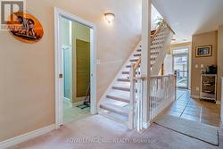 Open staircase to loft and basement -