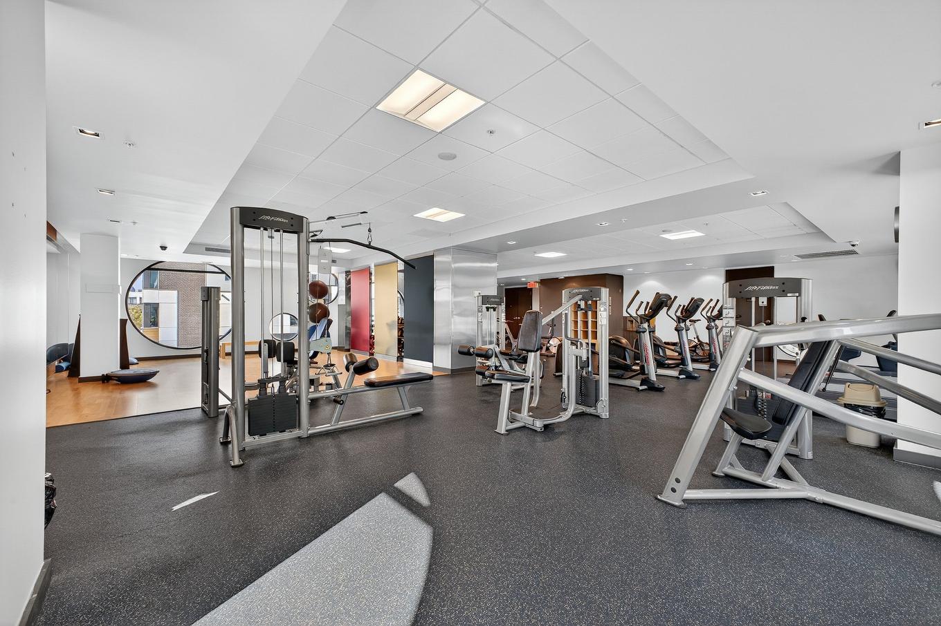 Salle d'exercice - 706-199 Rue De La Rotonde, Montréal (Verdun/Île-Des-Soeurs), QC - Indoor Photo Showing Gym Room