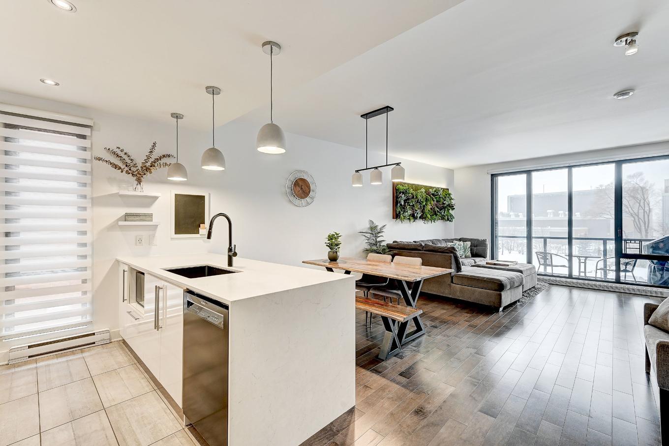 Kitchen - 201-6990 30E Avenue, Montréal (Rosemont/La Petite-Patrie), QC - Indoor