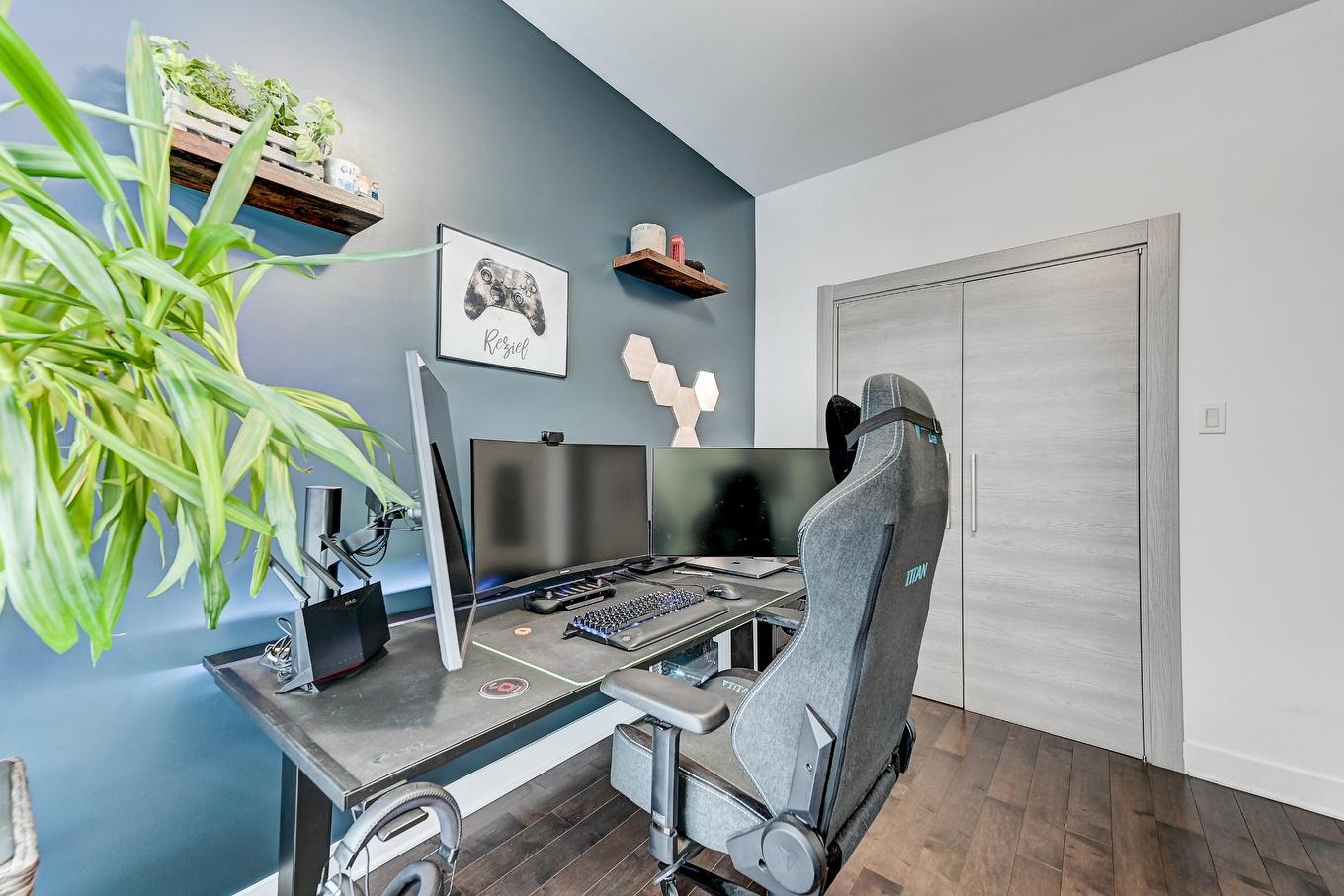 Bedroom - 201-6990 30E Avenue, Montréal (Rosemont/La Petite-Patrie), QC - Indoor Photo Showing Office