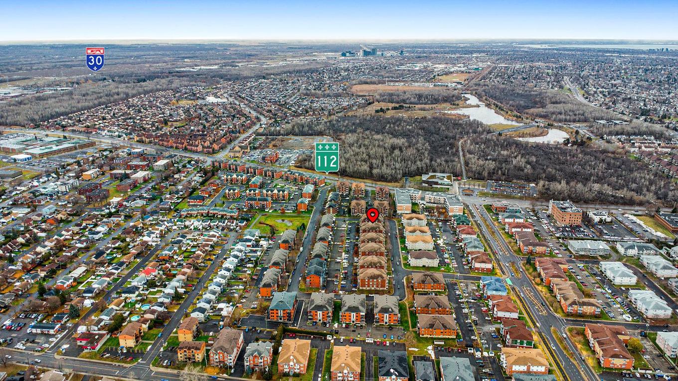 Aerial photo - 201-2243 Rue Racine, Longueuil (Saint-Hubert), QC - Outdoor With View