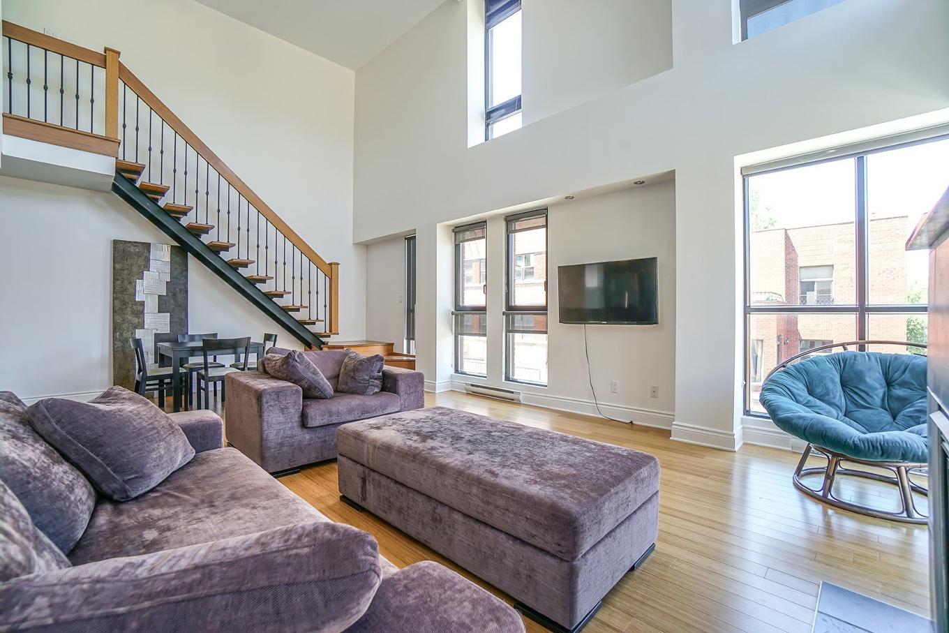 Salon - 305-3558 Av. Coloniale, Montréal (Le Plateau-Mont-Royal), QC - Indoor Photo Showing Living Room