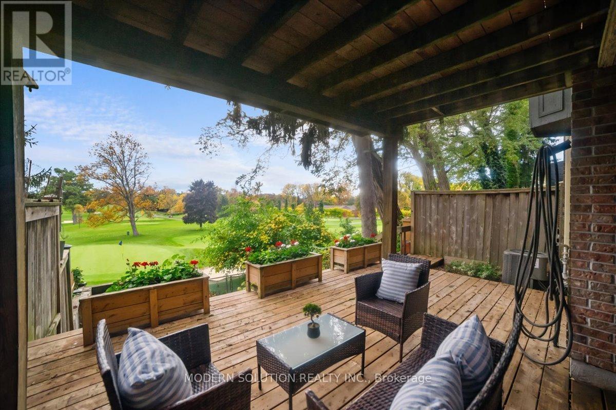 Patio & Garden - Oct 2025 - 1464 Credit Woodlands Court, Mississauga, ON - Outdoor With Deck Patio Veranda With Exterior