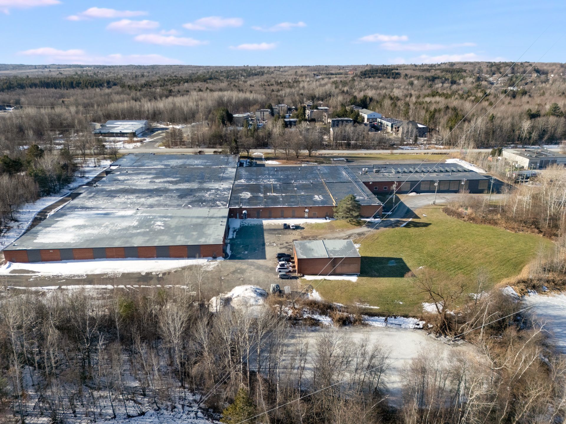 Photo aérienne - 135 Rue Dean, Cowansville, QC - Outdoor With View