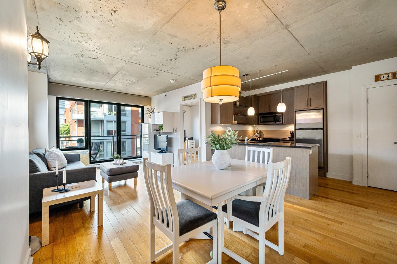 Overall view - 627-400 Rue De L'Inspecteur, Montréal (Le Sud-Ouest), QC - Indoor Photo Showing Dining Room