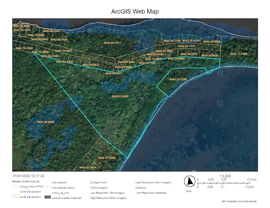 Aerial View - Ch. De L'Île-De-Carillon, Saint-André-D'Argenteuil, QC