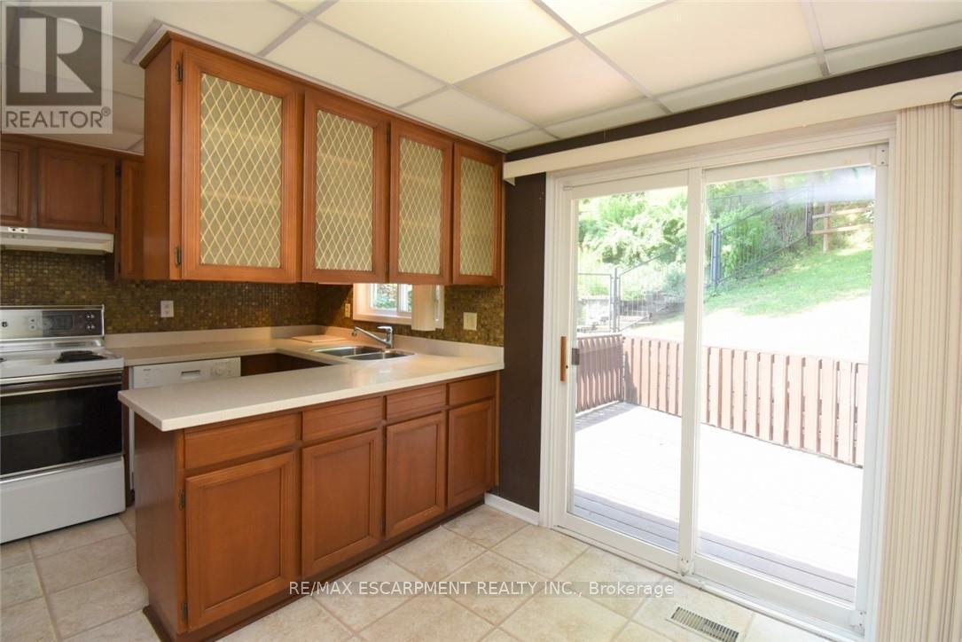 30 Terrace Drive, Hamilton, ON - Indoor Photo Showing Kitchen With Double Sink
