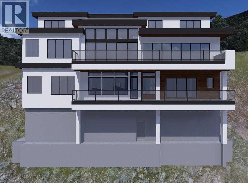 Rendering of home designed for lot. Plans can be included. - 901 Westside Road S Unit# 13, West Kelowna, BC