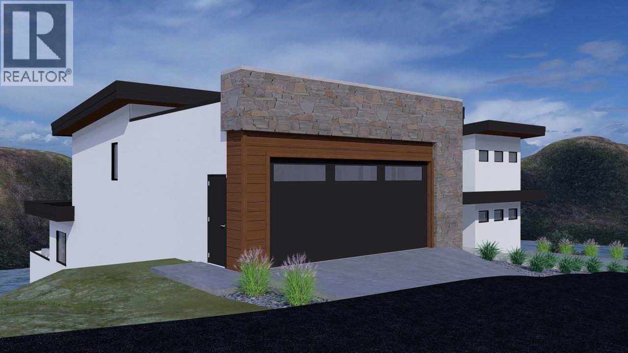Rendering of home designed for lot. Plans can be included. - 901 Westside Road S Unit# 13, West Kelowna, BC
