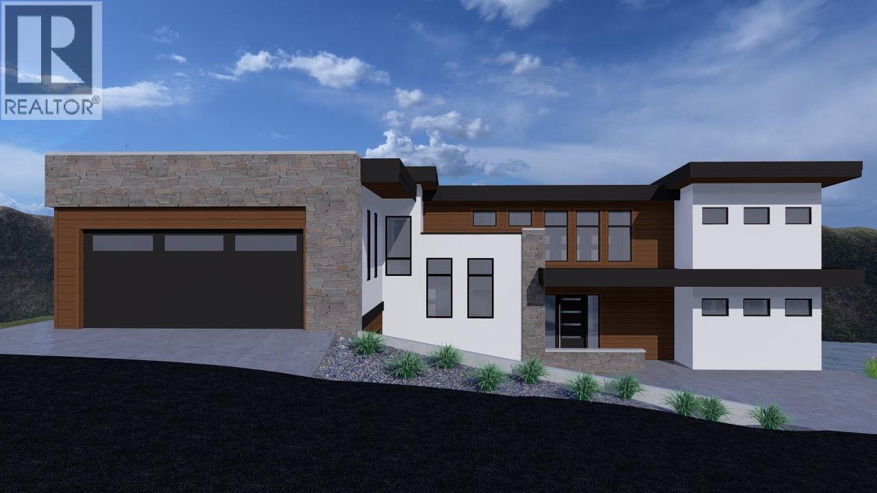 Rendering of home designed for lot. Plans can be included. - 901 Westside Road S Unit# 13, West Kelowna, BC