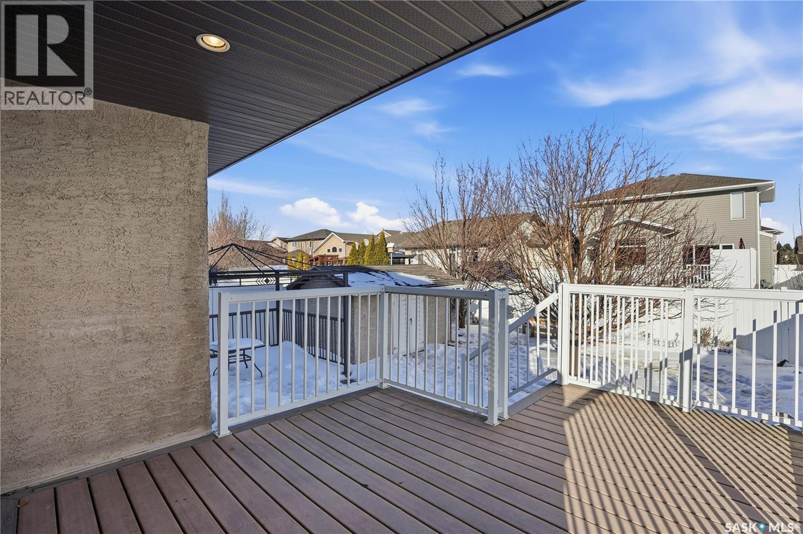 7902 Thrush Street, Regina, SK - Outdoor With Deck Patio Veranda With Exterior