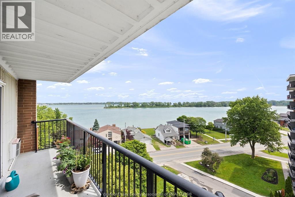 8591 Riverside Dr. E. Unit# 802, Windsor, ON - Outdoor With Body Of Water With Balcony With View