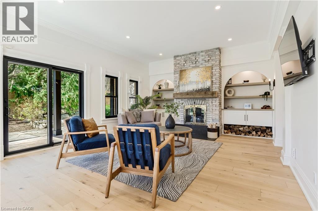 24 Park Avenue, Cambridge, ON - Indoor With Fireplace