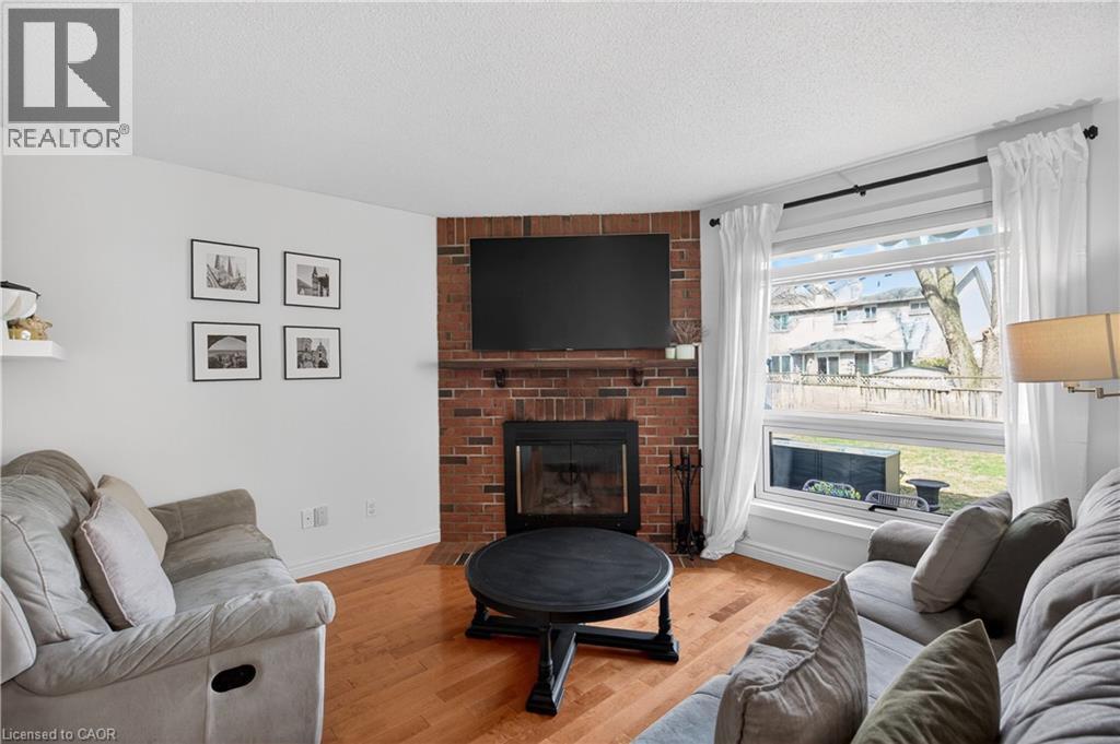 1151 Campbell Court, Burlington, ON - Indoor Photo Showing Living Room With Fireplace
