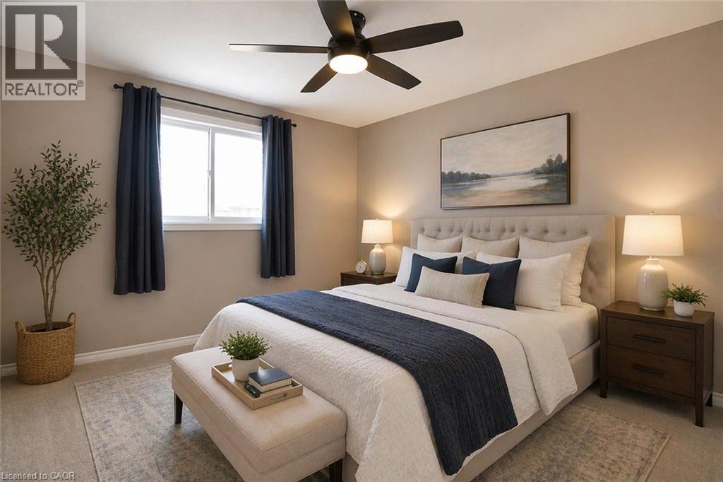 Digitally Staged - 72 Etherington Crescent, Binbrook, ON - Indoor Photo Showing Bedroom