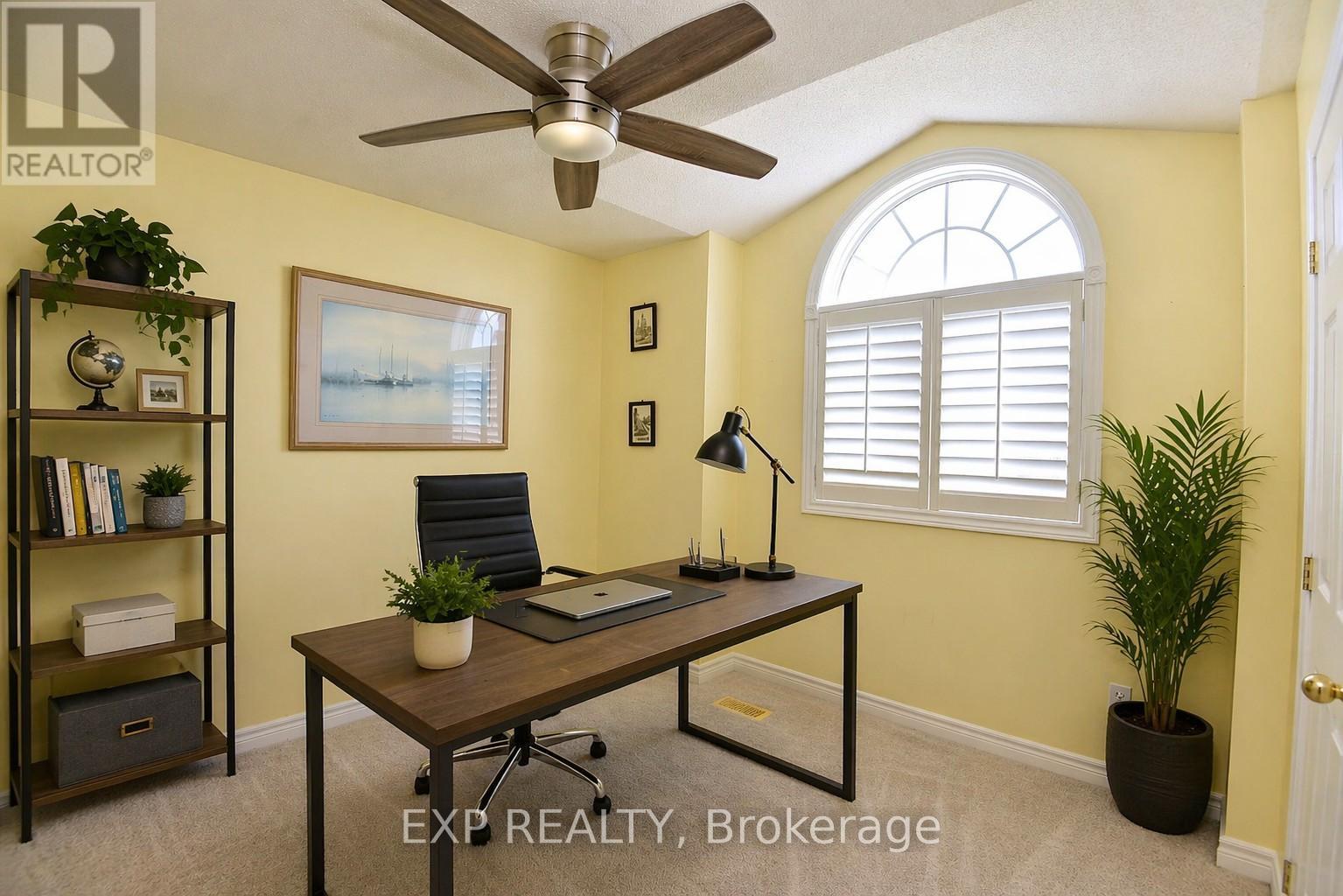 Digitally Staged - 72 Etherington Crescent, Hamilton, ON - Indoor Photo Showing Office