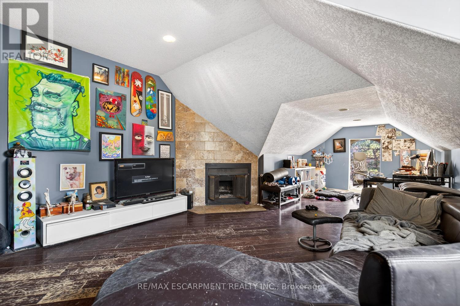38 Hess Street S, Hamilton, ON - Indoor With Fireplace