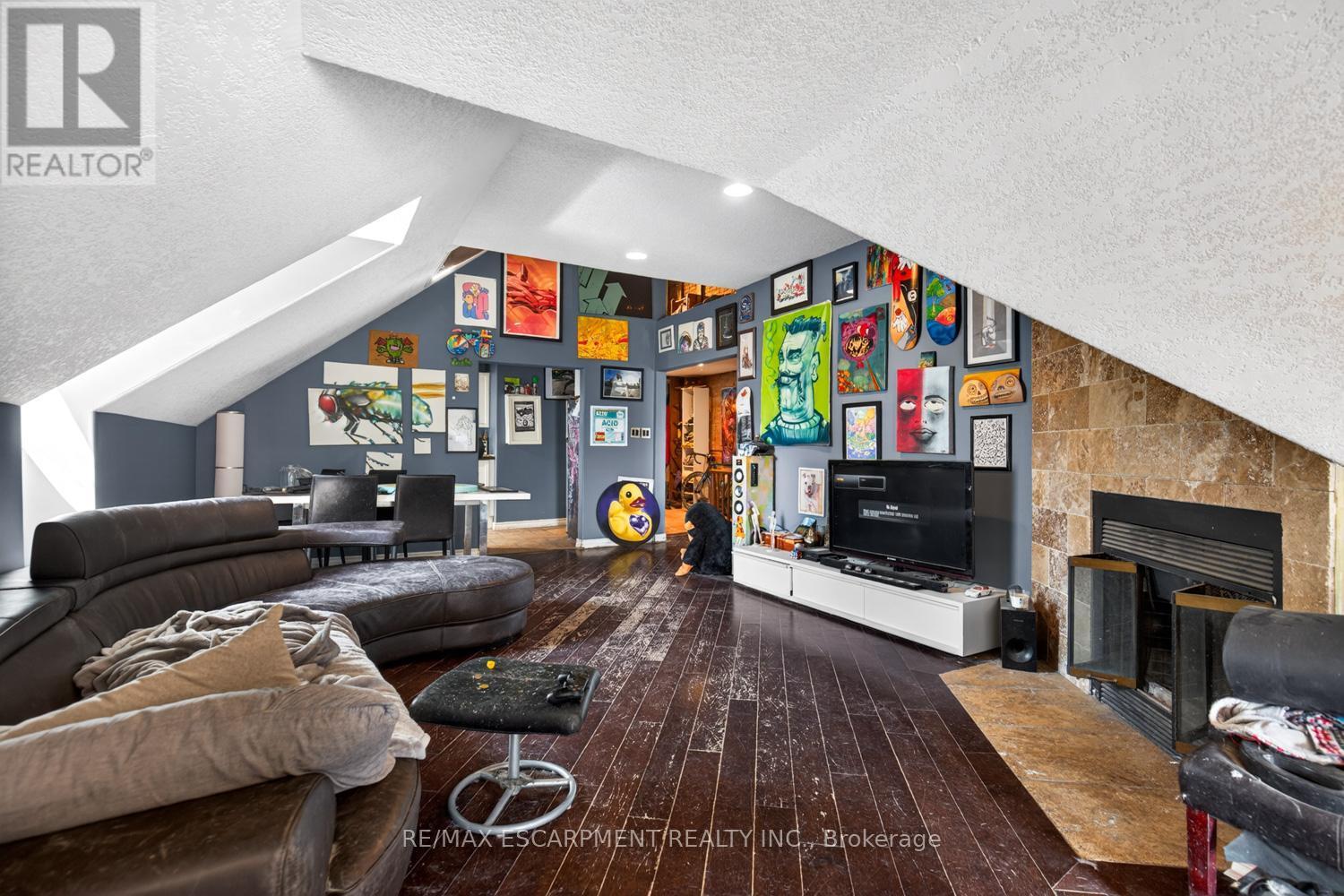 38 Hess Street S, Hamilton, ON - Indoor With Fireplace