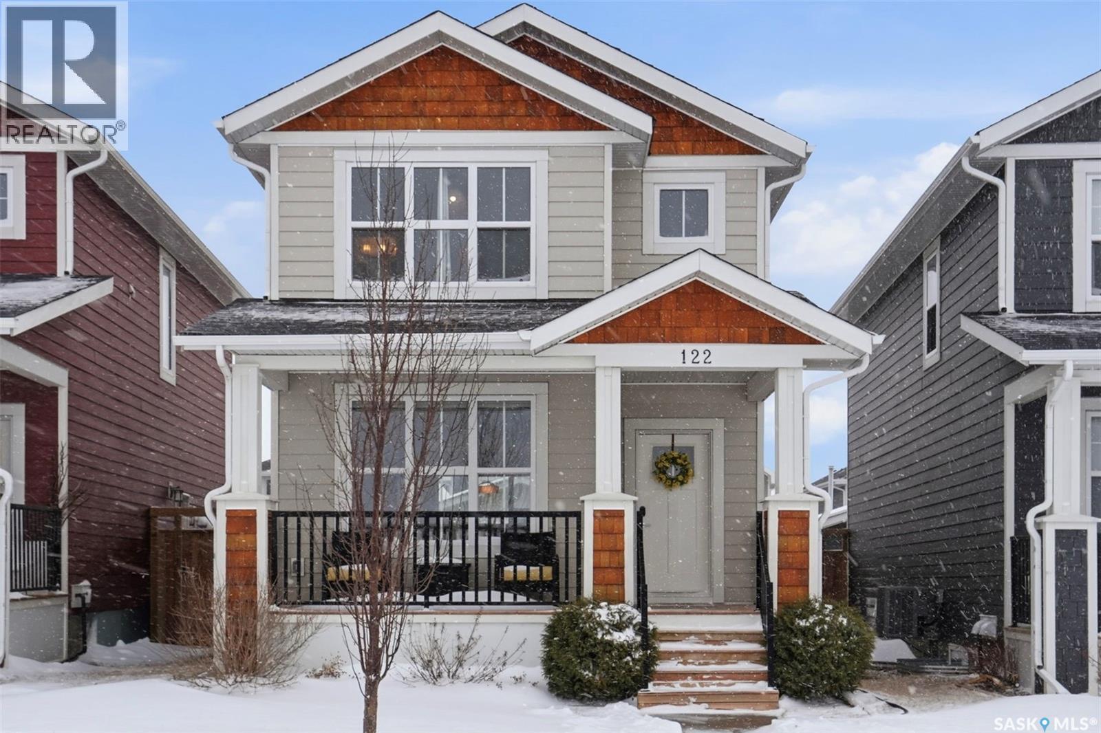 122 Greyeyes-Steele Way, Saskatoon, SK - Outdoor With Facade