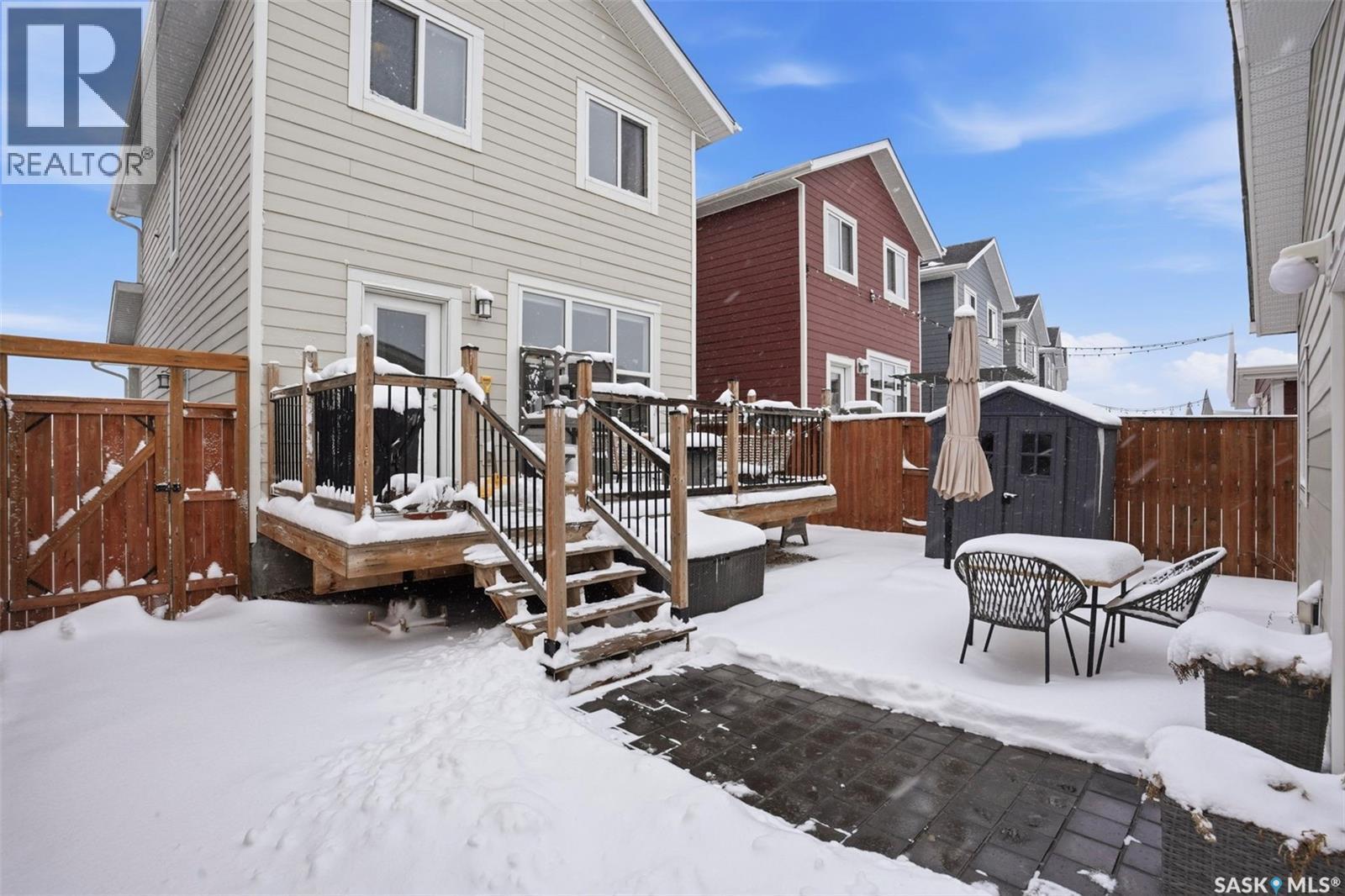 122 Greyeyes-Steele Way, Saskatoon, SK - Outdoor With Deck Patio Veranda With Exterior