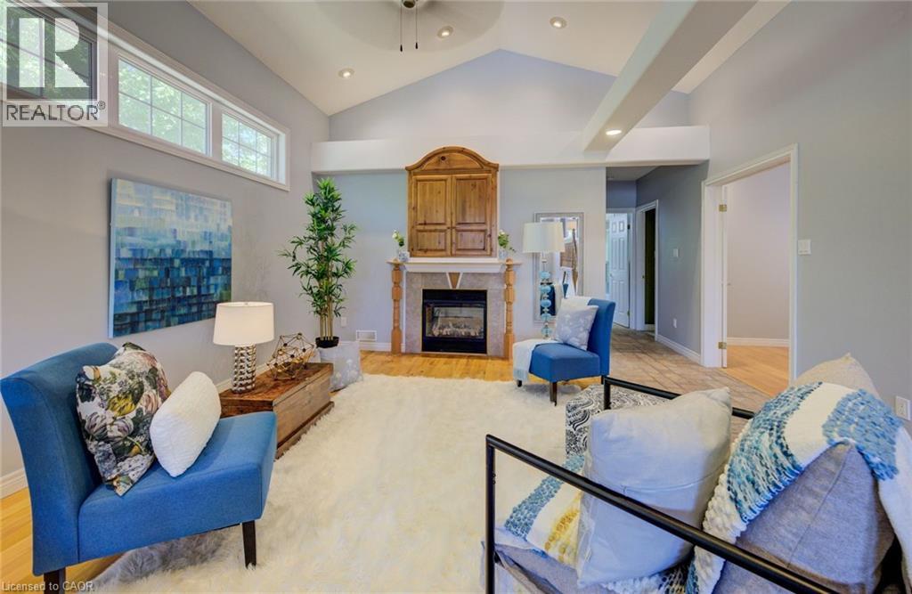 Upper unit - 2 Smetana Drive, Kitchener, ON - Indoor Photo Showing Other Room With Fireplace