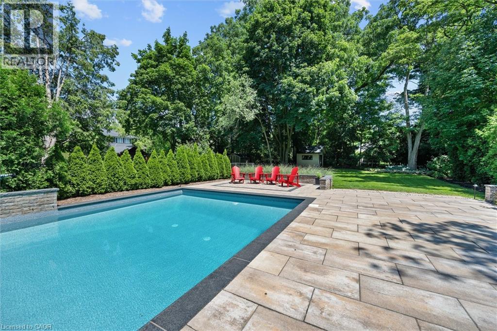 373 Torrance Street, Burlington, ON - Outdoor With In Ground Pool With Backyard