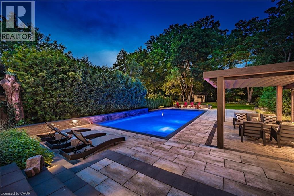 373 Torrance Street, Burlington, ON - Outdoor With In Ground Pool With Backyard