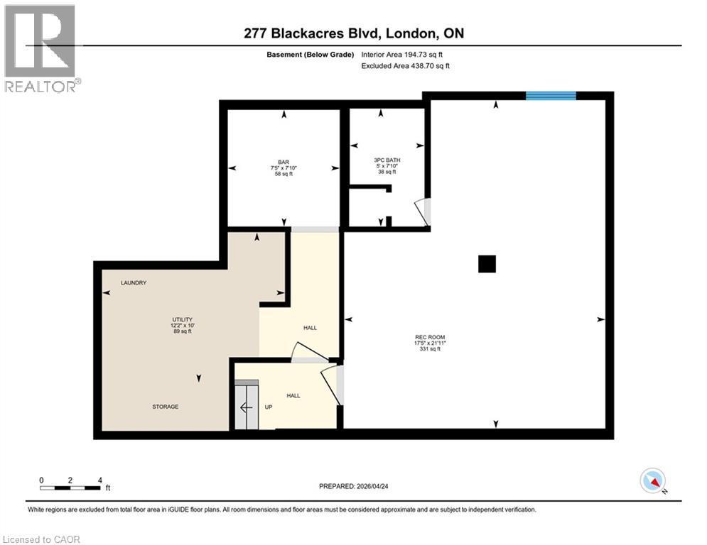 Floor plan - 277 Blackacres Boulevard, London, ON - Other