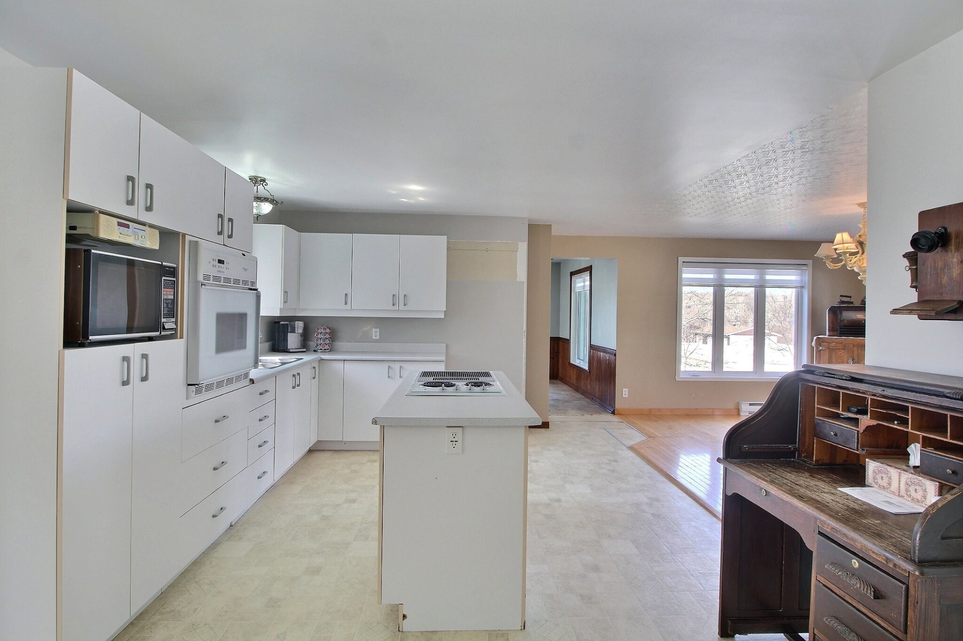 Kitchen - 34 10E Rang, Barraute, QC - Indoor Photo Showing Kitchen With Double Sink