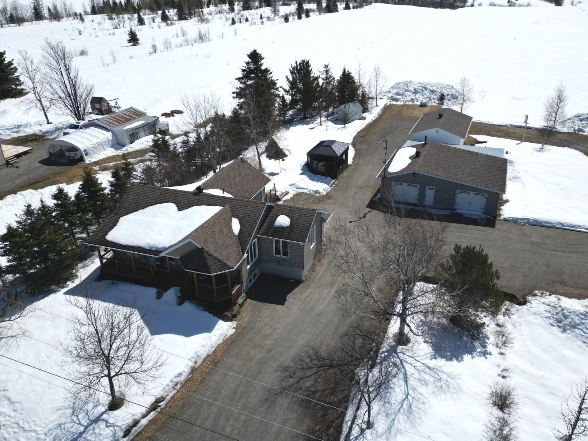 Aerial View - 34 10E Rang, Barraute, QC - Outdoor