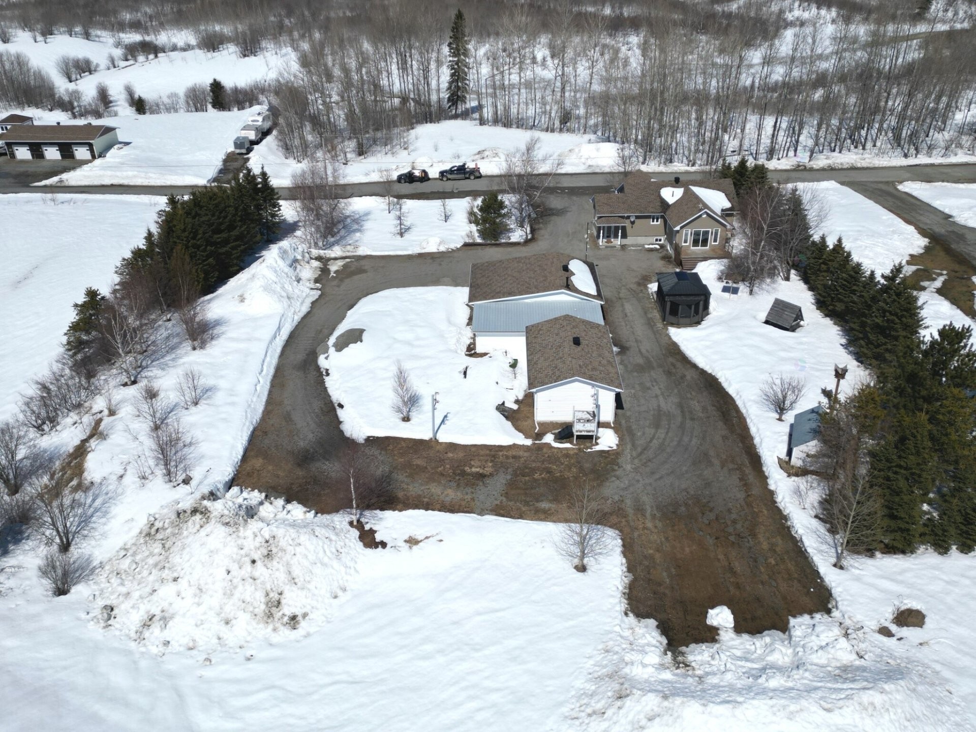Aerial View - 34 10E Rang, Barraute, QC - Outdoor With View