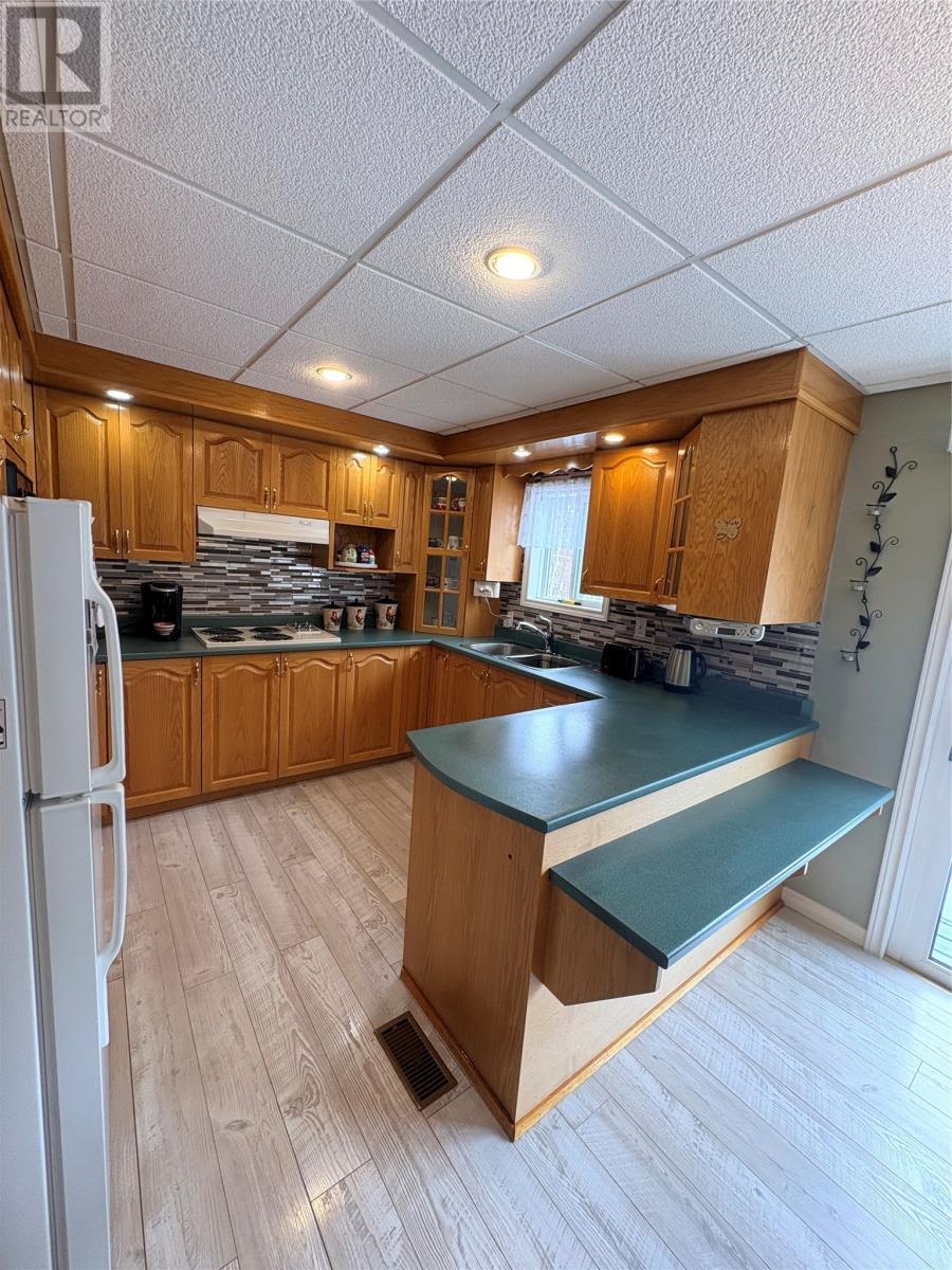 162 Main Street, Summerford, NL - Indoor Photo Showing Kitchen With Double Sink