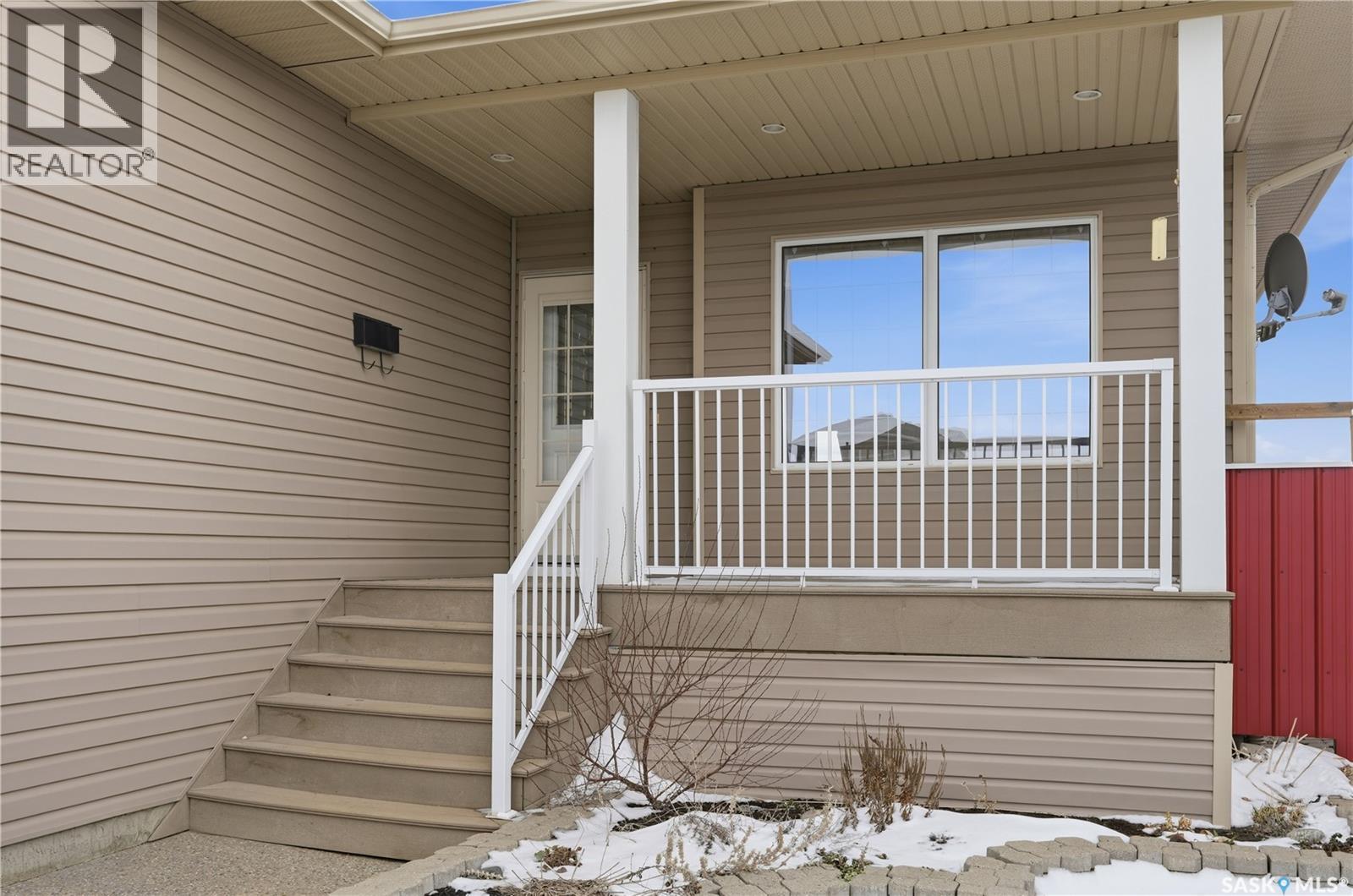 225 Willow Street, Pense, SK - Outdoor With Deck Patio Veranda With Exterior