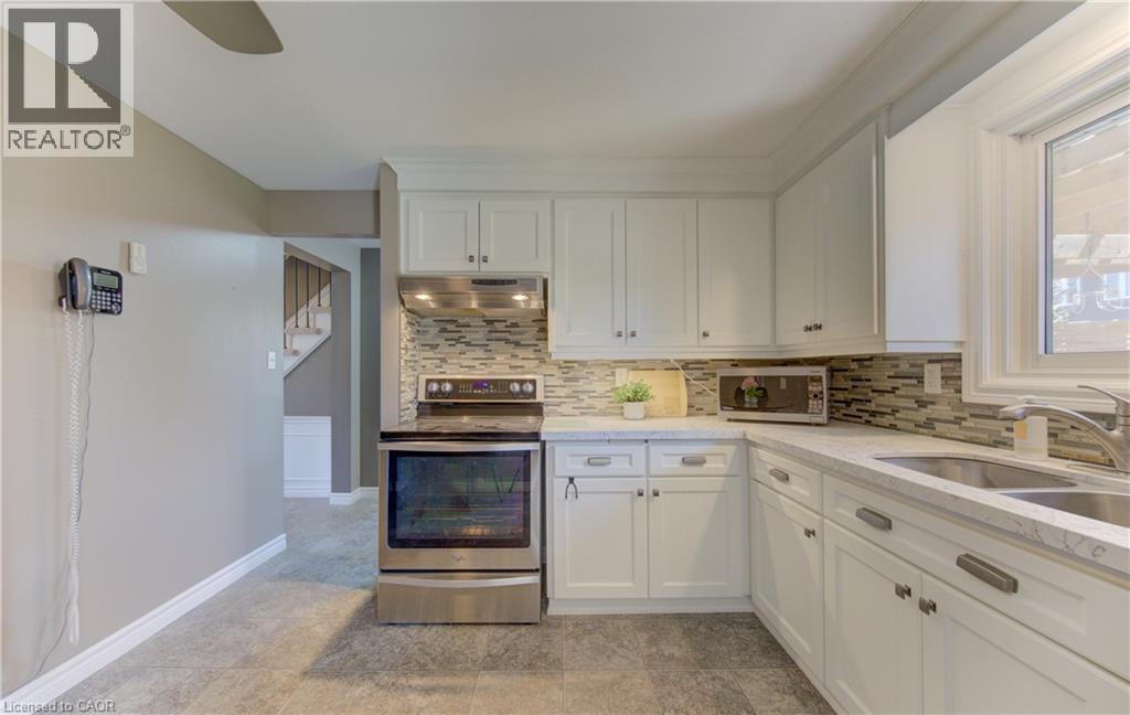 83 Manor Drive, Kitchener, ON - Indoor Photo Showing Kitchen With Double Sink